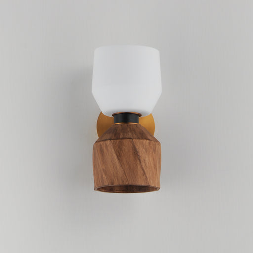 Maxim 28271DBZAB Akimbo 2 Light Wall Sconce | Dark Bronze/Antique Brass