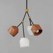 Maxim 28274DBZAB Akimbo 4 Light Pendant W LED Bulbs | Dark Bronze/Antique Brass