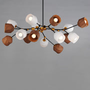 Maxim 28279DBZAB Akimbo 16 Light Pendant w LED Bulbs | Dark Bronze/Antique Brass