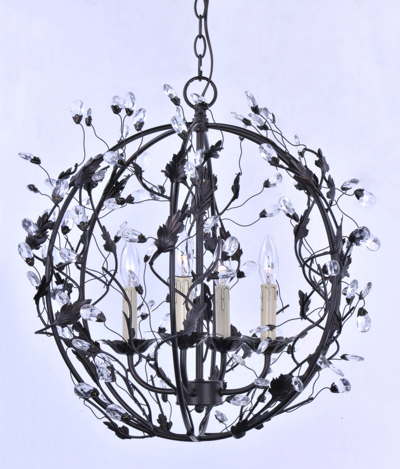 Maxim 2850OI Elegante 3 Light Chandelier | Oil Rubbed Bronze