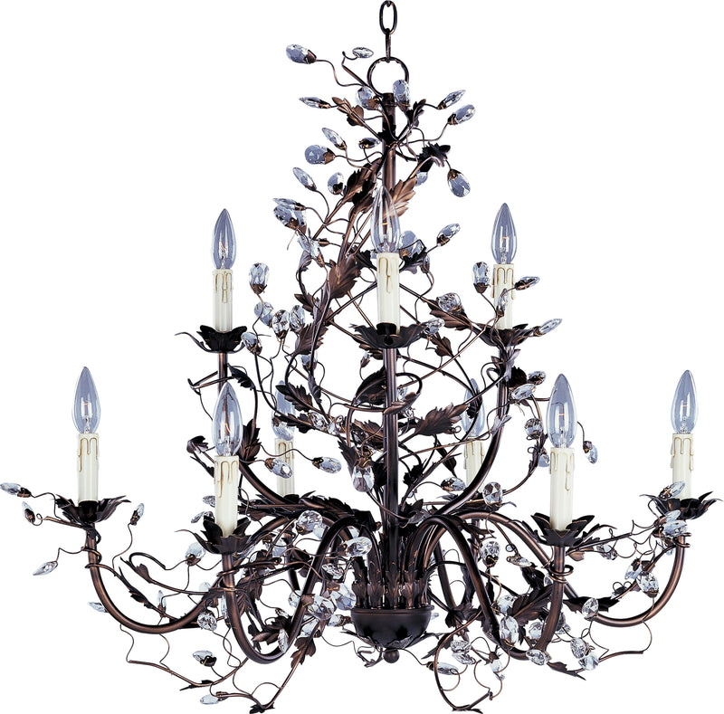 Maxim 2852OI Elegante 9 Light Chandelier | Oil Rubbed Bronze
