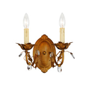 Maxim 2857EG Elegante 2 Light Wall Sconce | Etruscan Gold
