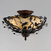 Maxim 2859OI Elegante 3 Light Semi Flush Mount | Oil Rubbed Bronze