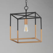 Maxim 28621BKWBR Soho 1 Light Pendant | Black/Weathered Brass