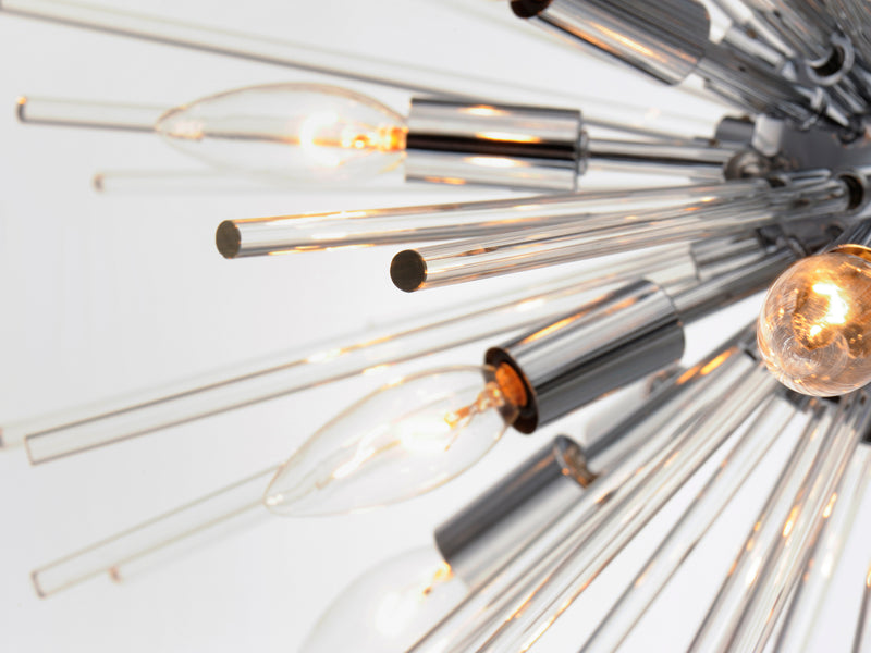 Maxim 28660CLPC Polaris 8 Light Flush Mount | Polished Chrome