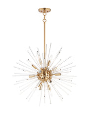 Maxim 28664CLSBR Polaris 12 Light Pendant | Satin Brass