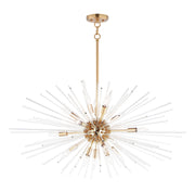Maxim 28668CLSBR Polaris 16 Light Pendant | Satin Brass