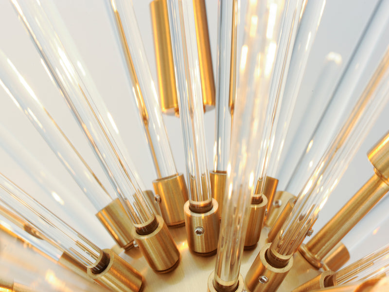 Maxim 28668CLSBR Polaris 16 Light Pendant | Satin Brass