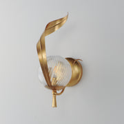 Maxim 28711CRGL Firenze Wall Sconce | Gold Leaf