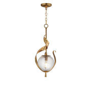 Maxim 28712CRGL Firenze Single Pendant | Gold Leaf