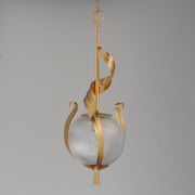 Maxim 28712CRGL Firenze Single Pendant | Gold Leaf