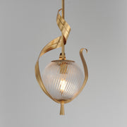 Maxim 28712CRGL Firenze Single Pendant | Gold Leaf