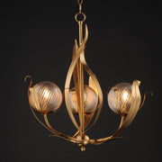 Maxim 28713CRGL Firenze 3 Light Pendant | Gold Leaf