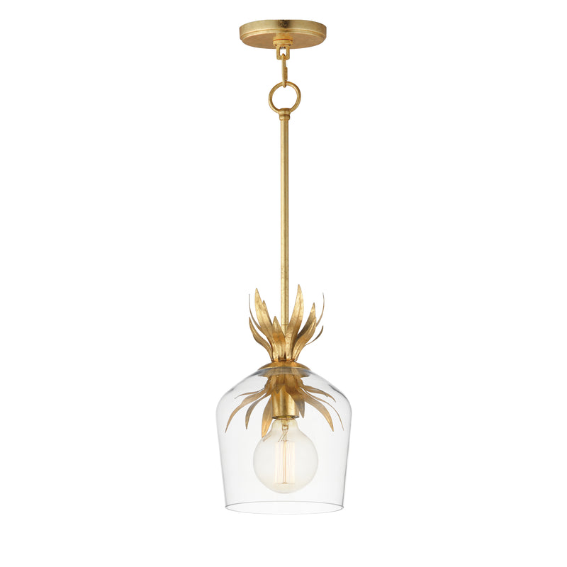 Maxim 2871GL Paloma Single Pendant | Gold Leaf