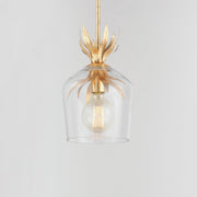 Maxim 2871GL Paloma Single Pendant | Gold Leaf