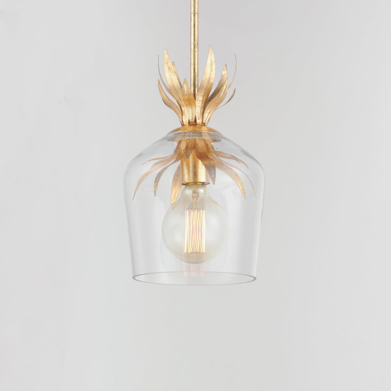 Maxim 2871GL Paloma Single Pendant | Gold Leaf