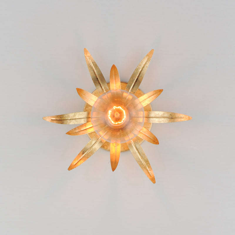 Maxim 2880GL Paloma 1 Light Sconce | Gold Leaf