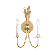 Maxim 2882GL Paloma 2 Light Sconce | Gold Leaf