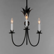 Maxim 2883AR Paloma 3 Light Chandelier | Anthracite