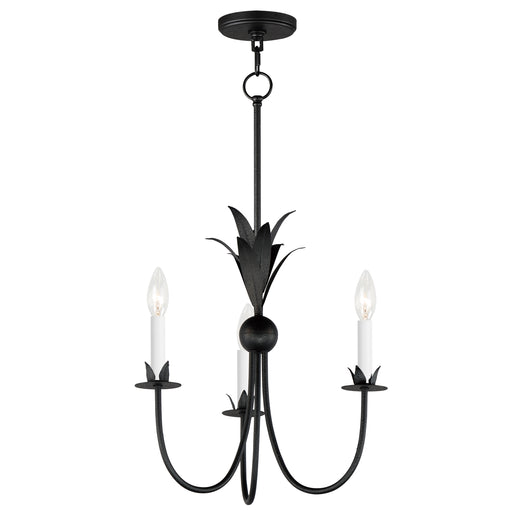 Maxim 2883AR Paloma 3 Light Chandelier | Anthracite