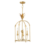 Maxim 2884GL Paloma 3 Light Foyer Pendant | Gold Leaf