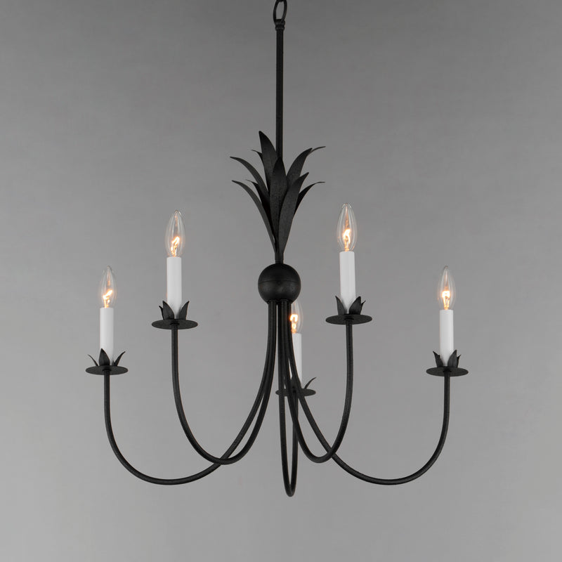 Maxim 2885AR Paloma 5 Light Chandelier | Anthracite