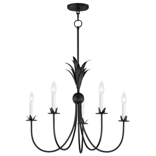 Maxim 2885AR Paloma 5 Light Chandelier | Anthracite