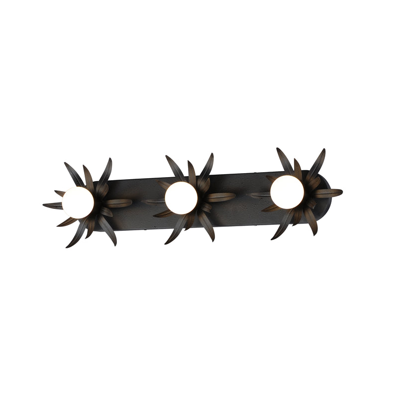 Maxim 2886AR Paloma 3 Light Sconce | Anthracite