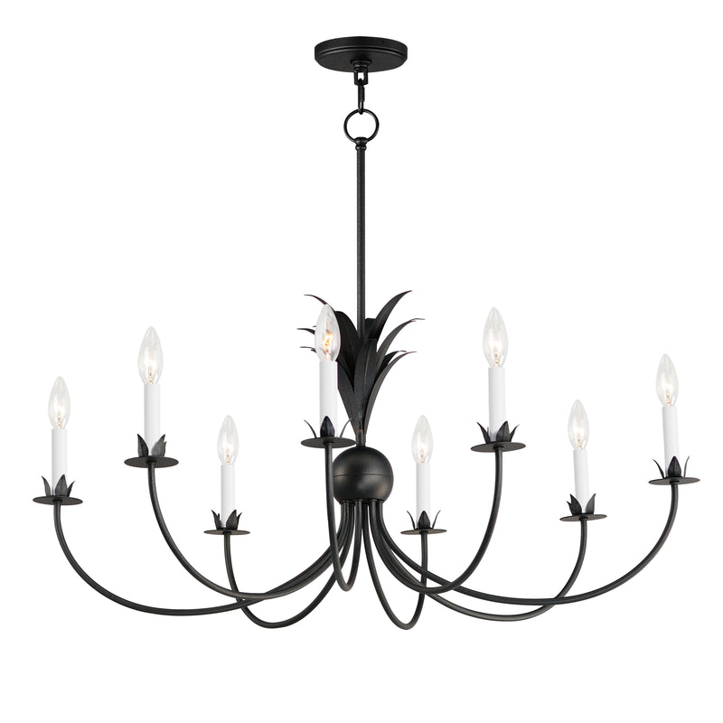 Maxim 2888AR Paloma 8 Light Chandelier | Anthracite