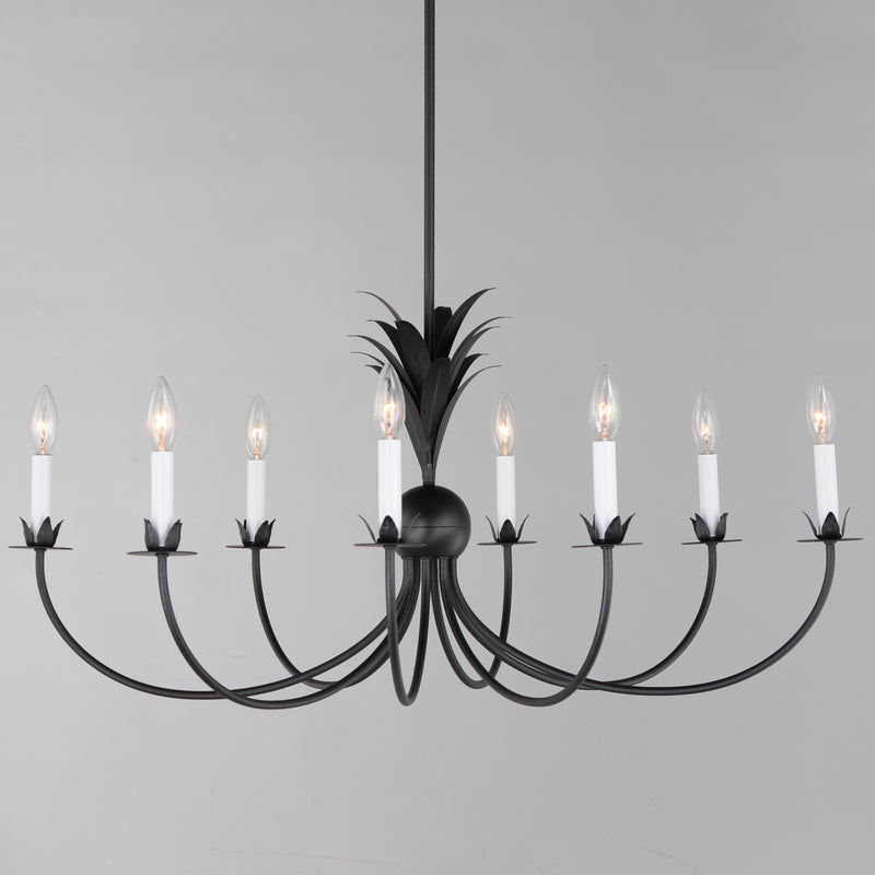 Maxim 2888AR Paloma 8 Light Chandelier | Anthracite