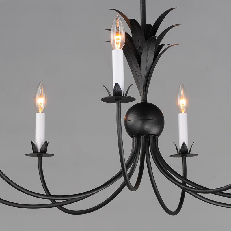 Maxim 2888AR Paloma 8 Light Chandelier | Anthracite