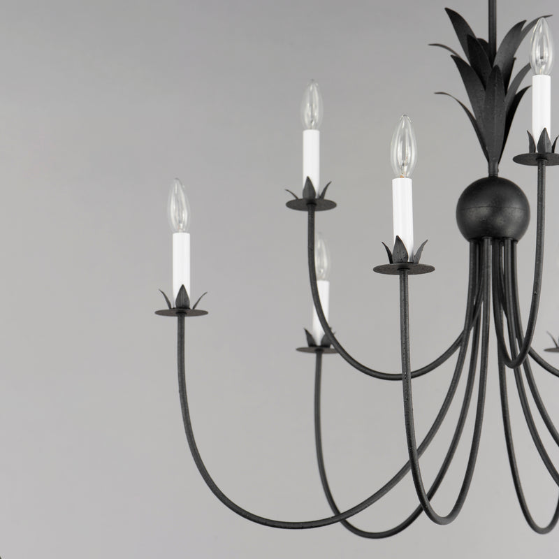 Maxim 2889AR Paloma 9 Light Chandelier | Anthracite