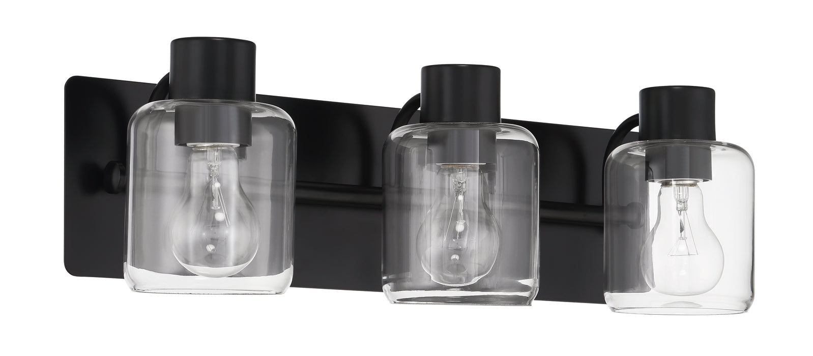 Craftmade 17720FB3 Rori 3 Light Vanity -Flat Black