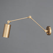 Maxim 29120WBR Shaka 1 Light Swing Arm Wall Sconce | Weathered Brass