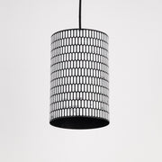 Maxim 29121BKWT Shaka 1 Light Mini Pendant | Black / White