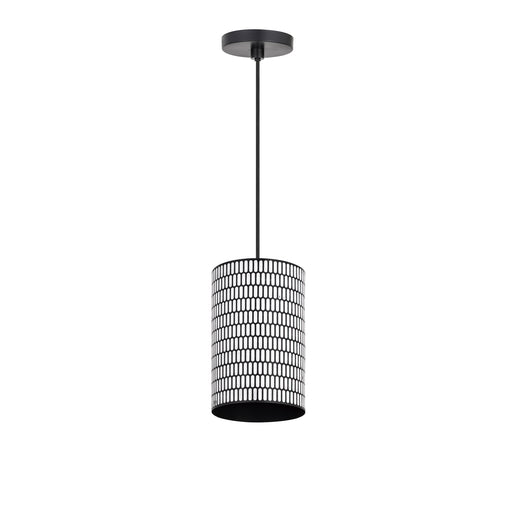Maxim 29121BKWT Shaka 1 Light Mini Pendant | Black / White