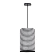 Maxim 29123BKWT Shaka 1 Light Pendant | Black / White
