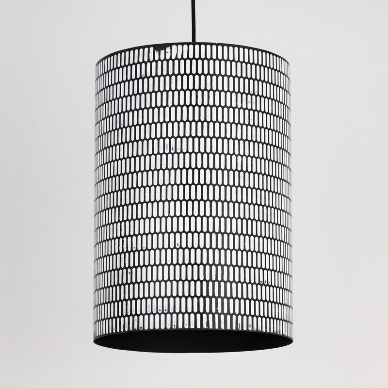 Maxim 29123BKWT Shaka 1 Light Pendant | Black / White