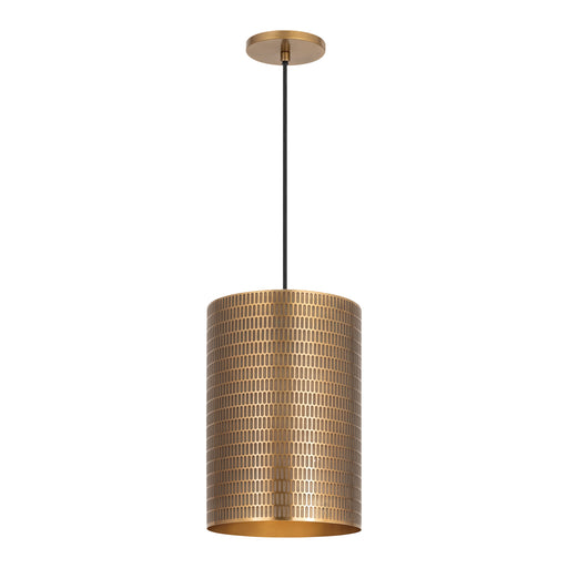 Maxim 29123WBR Shaka 1 Light Pendant | Weathered Brass