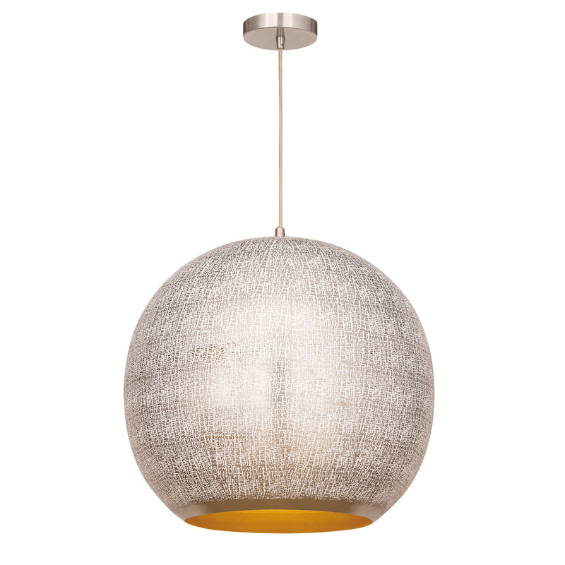 Maxim 29133ARW Aurelia 20" 1 Light Pendant | Arctic White
