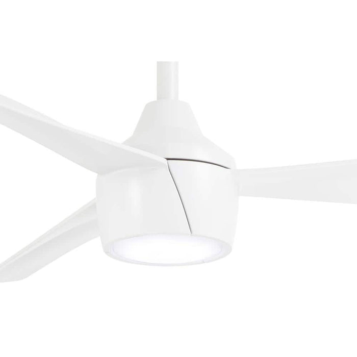 Minka Aire Skinnie 44" LED Indoor/Outdoor Flat White Ceiling Fan with Remote