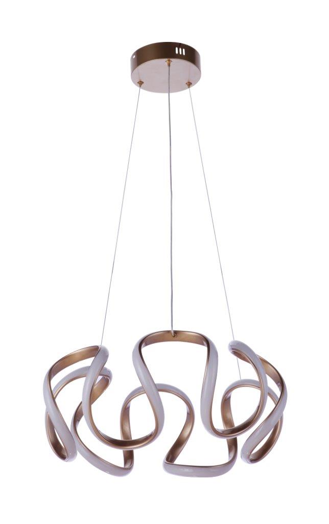 Craftmade 55790-CHB-LED Pulse Dimmable LED Pendant -Chapagne Brass