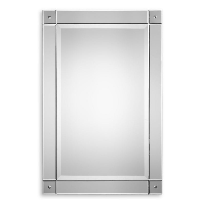 Miralo Mirror | Modern Rectangle Frameless Bathroom Vanity Mirror Mounted Vertical or Horizontal (24 in. W x 36 in. H x 1 in. D)