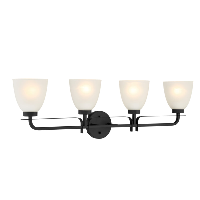 Minka Lavery Kaitlen 4 Light Bathroom Vanity Light-Coal