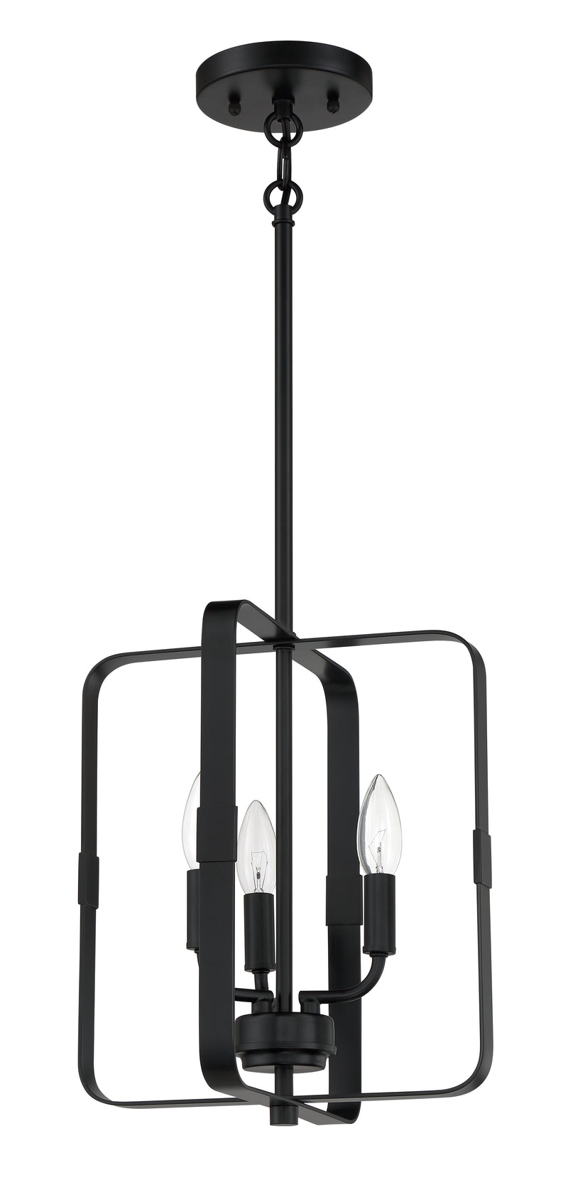 Craftmade 56033-FB Stowe 3 Light Foyer -Flat Black