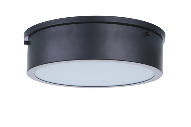 Craftmade X6711-FB-LED Fenn 1 Light 11" LED Flush Mount -Flat Black