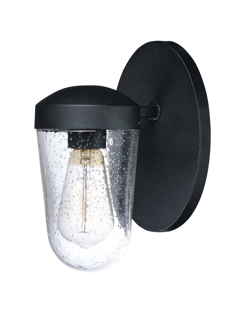 Maxim 30011CDBK Lido 1 Light Outdoor Wall Sconce | Black