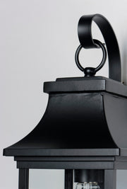 Maxim 30022CLBK Vicksburg 1 Light Small Outdoor Wall Sconce | Black