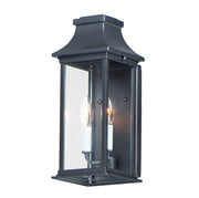 Maxim 30025CLBK Vicksburg 2 Light Outdoor Pocket Wall Sconce | Black