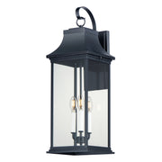 Maxim 30026CLBK Vicksburg 3 Light Outdoor Wall Sconce | Black